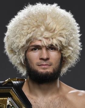 Khabib Nurmagomedov of Russia poses for a portrait backstage during the UFC 254 event on October 24, 2020 on UFC Fight Island, Abu Dhabi, United Arab Emirates. (Photo by Mike Roach/Zuffa LLC via Getty Images)