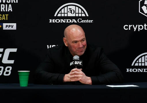 UFC CEO Dana White Talks To The Media Following An Epic Night In Anaheim